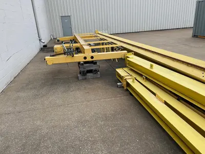 USED SIEVERT CRANE & HOIST 5-TON FREESTANDING OVERHEAD (TOP RUNNING) CRANE