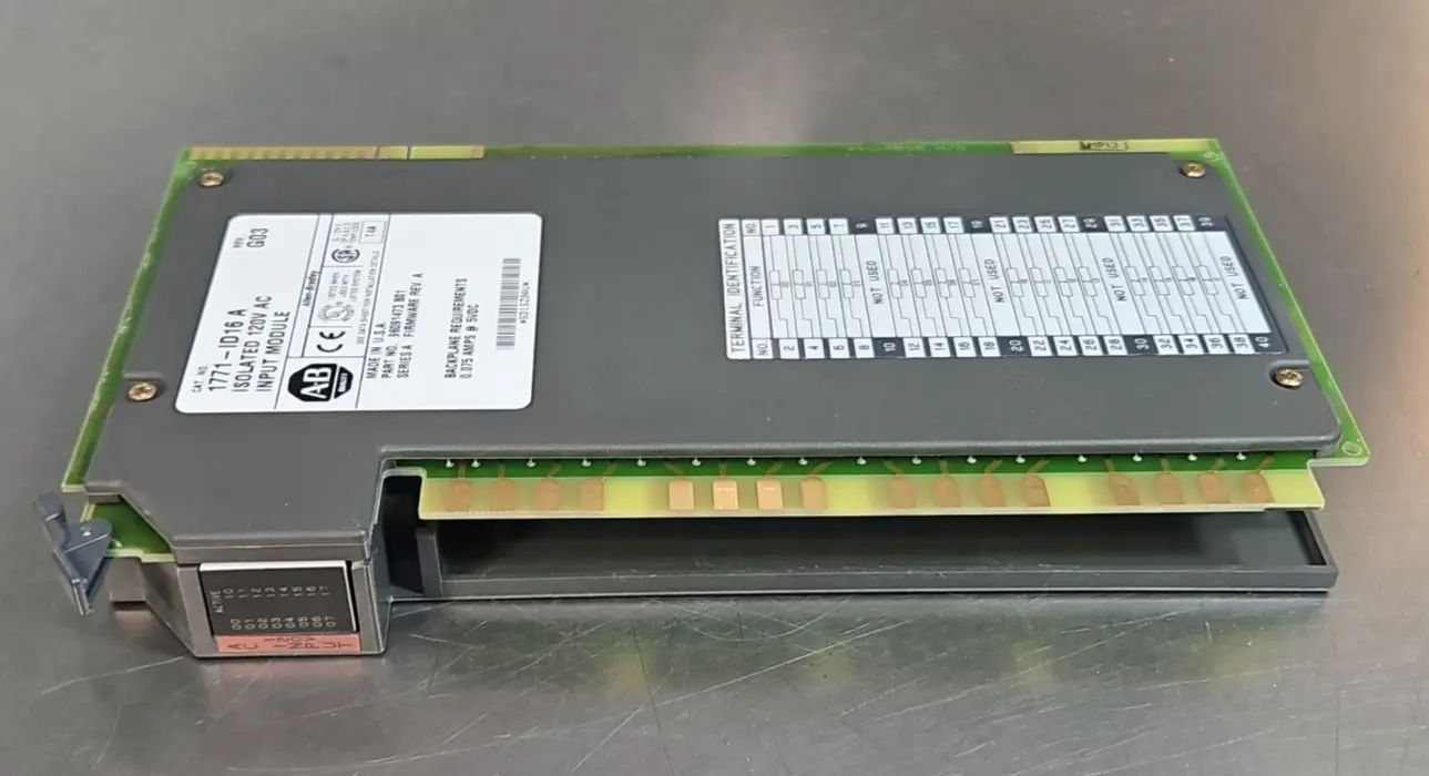 Used Allen-Bradley 1771-ID16 A PLC Input & Output | Palmetto Automation #1152021