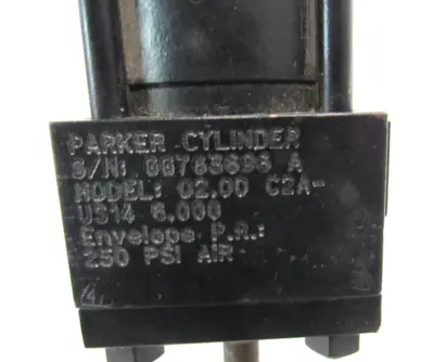 NEW PARKER 02.00-C2AUS14-6.00 HYDRAULIC CYLINDER 0200C2AUS14600
