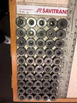 3047-140 Lot of 50 Tungsten Quality Carbide Medium-Size Wire and Tube Drawing Dies
