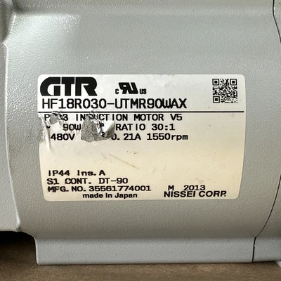 NEW Nissei Corp HF18R030-UTMR90WAX