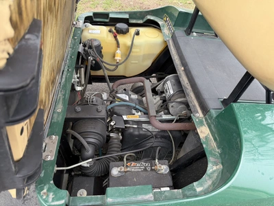 (1) 2014 E-Z-Go golf cart with a Kawasaki gas engine, does not include Club canopy or ball washer, f...