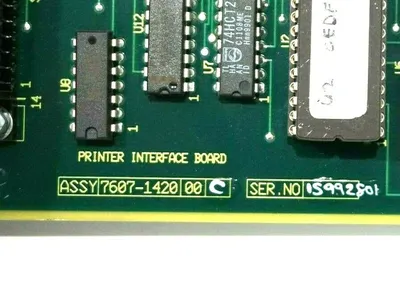 USED PRESSTECH 7607-1410-00 INTERFACE BOARD ASSY#7607-1420-00 7607141000