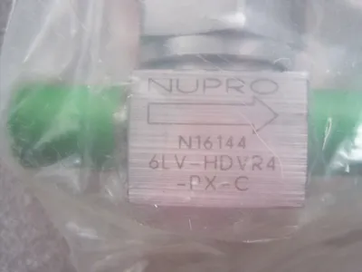NEW SWAGELOK NUPRO 6LV-HDVR4-PX-C VALVE