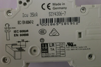USED Siemens 5SY4306-7