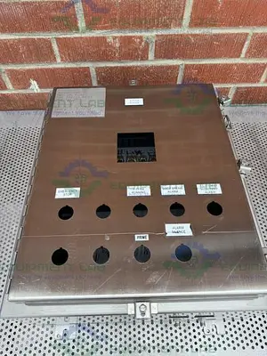 USED HOFFMAN A24H2008SSLP STAINLESS STEEL ENCLOSURE 24" X 10" X 20"