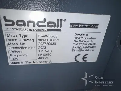 Used 2023 BAND ALL BA48-30-50 Banders California US | Star Industries #1254384