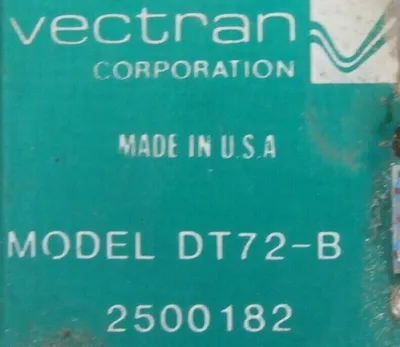 USED VECTRAN DT72-B PC BOARD DT72B