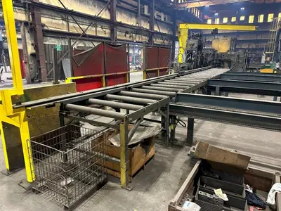 60' X 42" POWERED ROLLER CONVEYOR: STOCK #22909