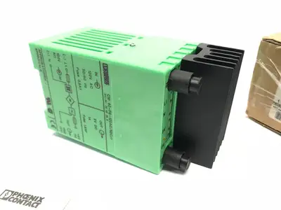 New | in-Stock PHOENIX CONTACT DIN RAIL MOUNT, 120VAC, 5V DC POWER SUPPLY MODULE AC/DC Power Supplies | Maverick Industrial Sales #1107110