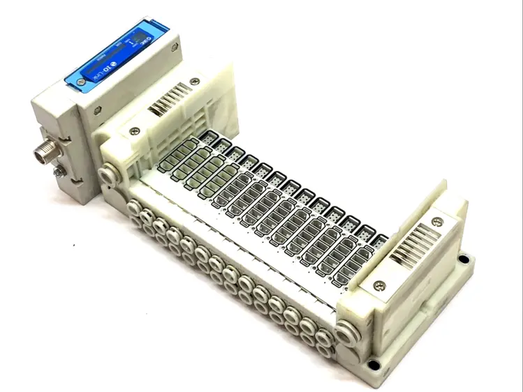 Used SMC 14‑STATION MANIFOLD BASE PLUG‑IN CONNECTOR Connector Accessories | Maverick Industrial Sales #1105601