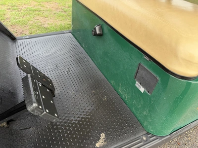 (1) 2019 E-Z-Go EFI golf cart with a Kawasaki gas engine, model 657061G01, includes canopy, fold-dow...