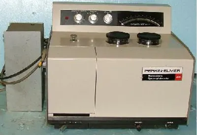QTY. 1. PERKIN ELMER FLUORESCENCE SPECTROMETER, PA...