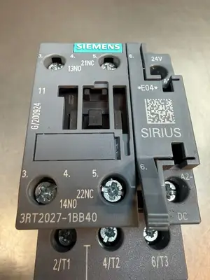 Siemens 3RT2027-1BB40 Sirius Power Contactor Motor Control (7.4.2)