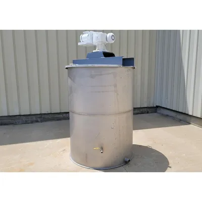 Used Industrial Air 475 Gallon Stainless Steel Tank w/ Agitator
