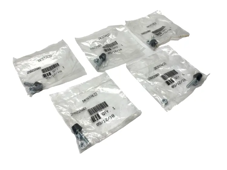 New | in-Stock DESTACO Black Flat-Tip Bonded Neoprene Spindle for Toggle Clamp LOT OF 5 Clamps Michigan US | Maverick Industrial Sales #1398420