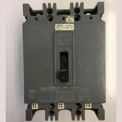 Westinghouse 3 Pole 20 Amp Breaker