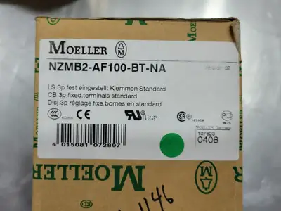 Used MOELLER NZMB2-AF100-BT-NA Switchgears British Columbia CA | Lenmark #243156