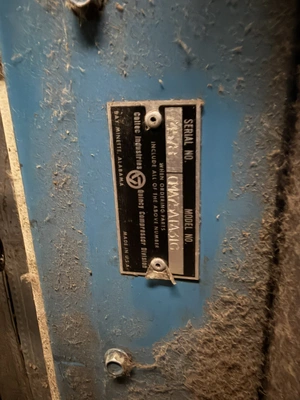 (1) Quincy, model QMA75ATA31G, air compressor, S/N 74578, with push button start and stop controls, ...