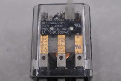 LOT OF 2 NEW OPEN BOX Potter & Brumfield KUP-14A45-120 Relay STK H1574A