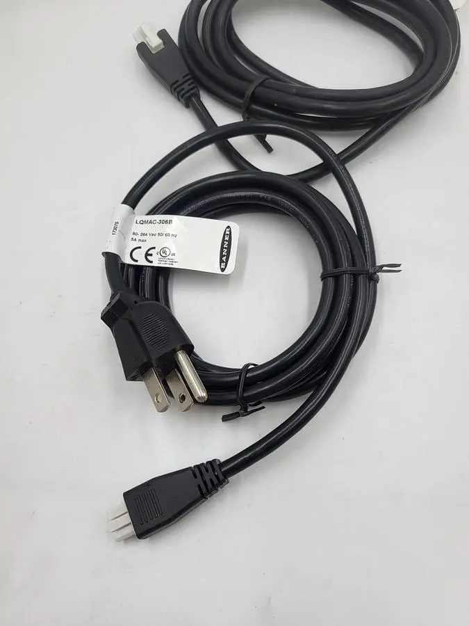 New | in-Stock LQMAC LQMAC-306 CORDSET: SINGLE ENDED MOLEX 3-PIN STRAIGHT FEMALE 1.83 M 3X18 BLACK PVC JACKET PVC BLACK Cable & Wire | ND Industrial Surplus #1211414