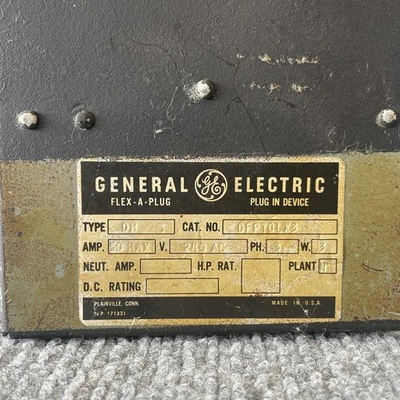 Used GE DFPTQLX3 Misc Electrical & Power Parts California US | Davliegogo LLC #1710984