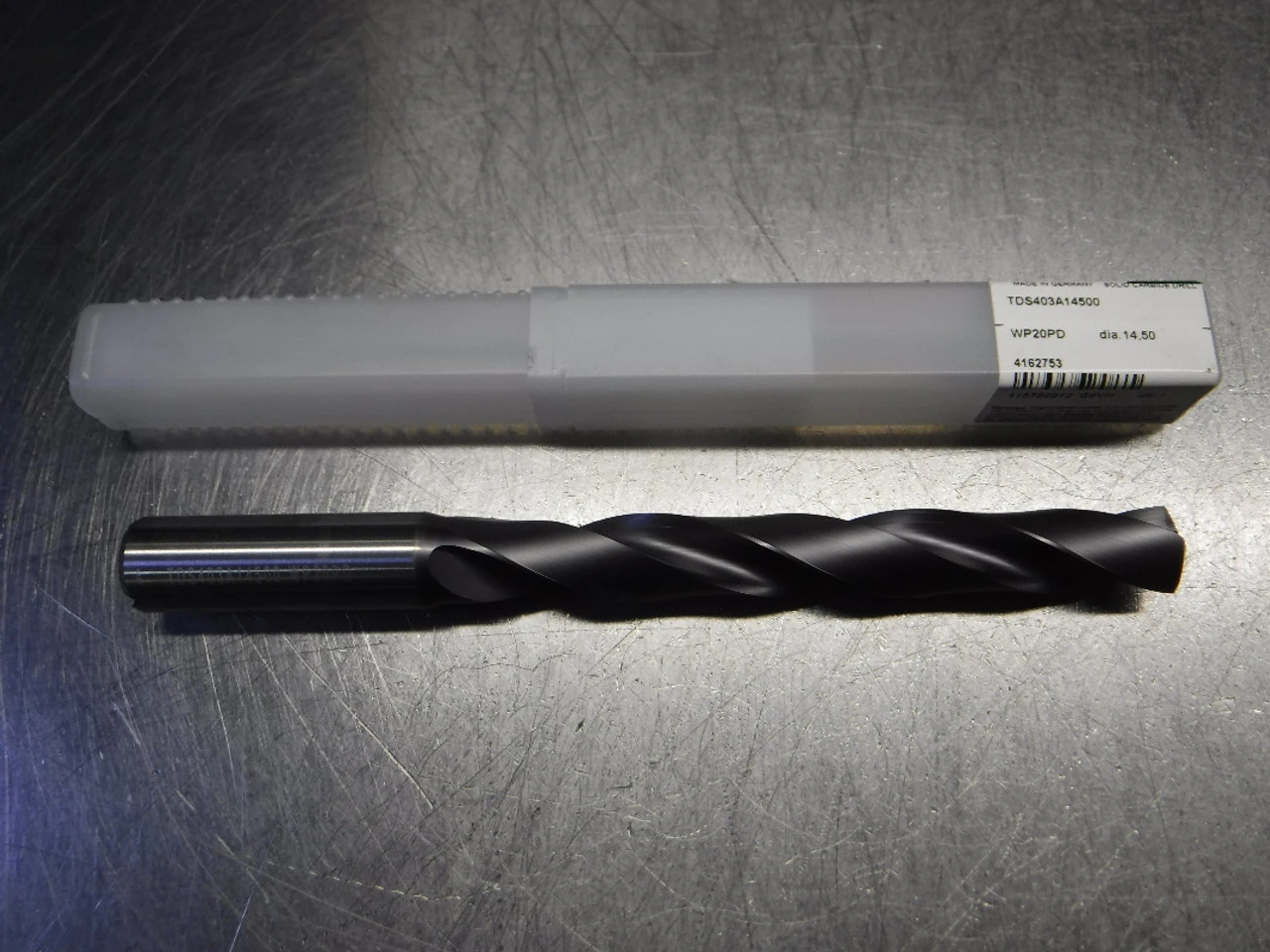 Widia 14.50mm 2 Flute Coolant Thru Carbide Drill TDS403A14500 WP20PD (LOC2098D)