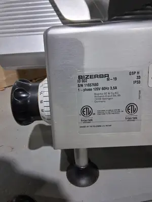 Used Bizerba BIZERBA GSP H HEAVY DUTY MANUAL GRAVITY FEED DELI CHEESE MEAT SLICER Slicers / Dicers / Cutters US | Infinity wholesale & Supply LLC #1305629
