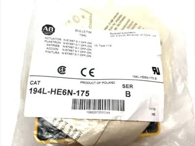 NEW ALLEN-BRADLEY SER. B CONTROL AND LOAD SWITCH ACTUATOR, SCREW MOUNT