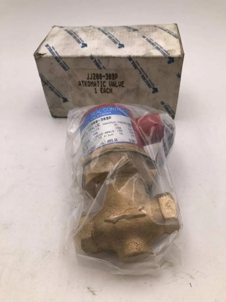 ATKOMATIC VALVE JJ200-30BP 1/4″ FNPT Bronze Solenoid Valve 115V 60A -NIB