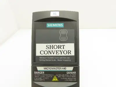 Siemens 6SE6440-2AB12-5AA1 Micromaster 440 VFD Drive Inverter 240V 0.25kW