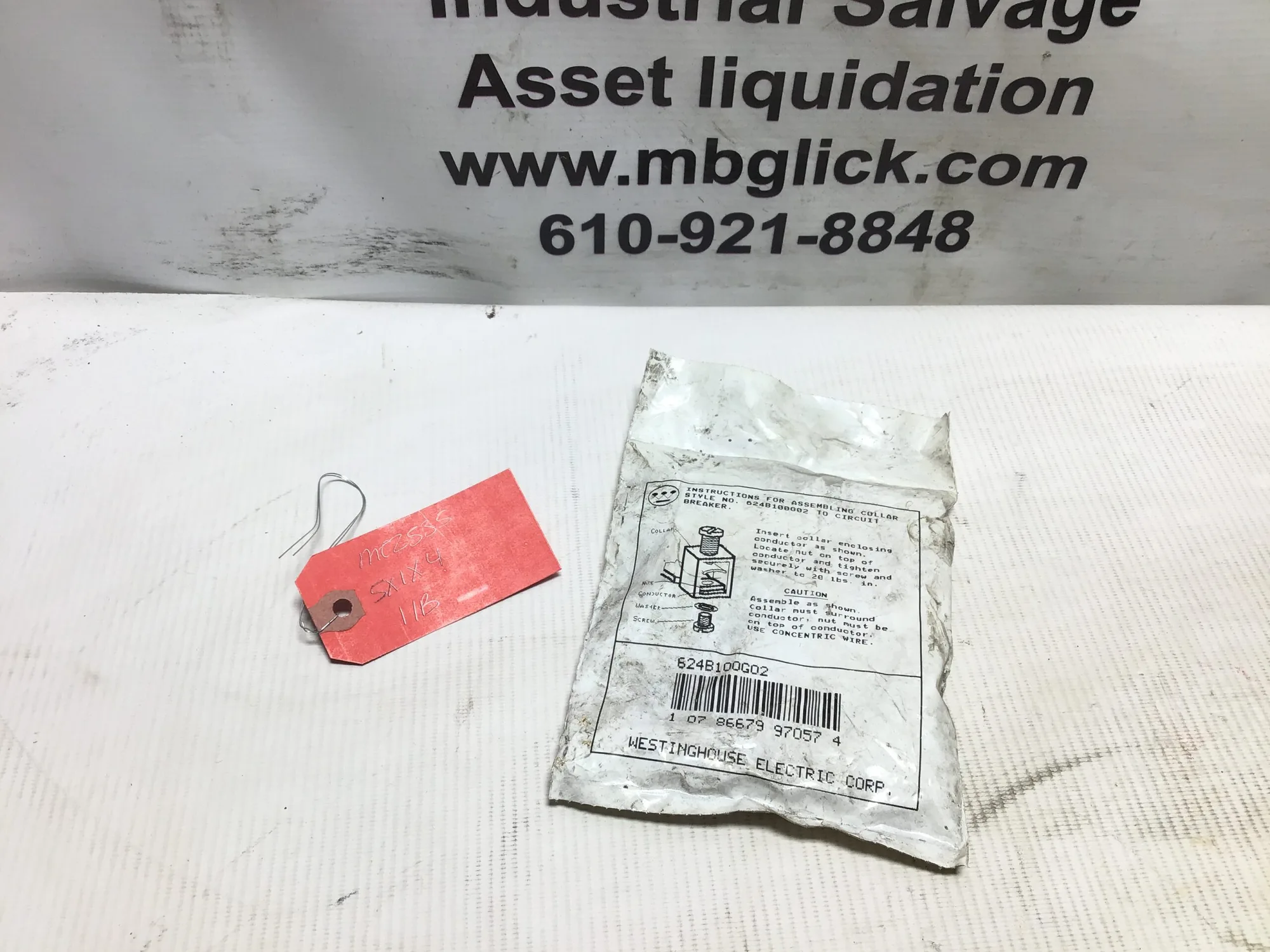 Westinghouse Electric Corp Collar 624B100G02 Connector