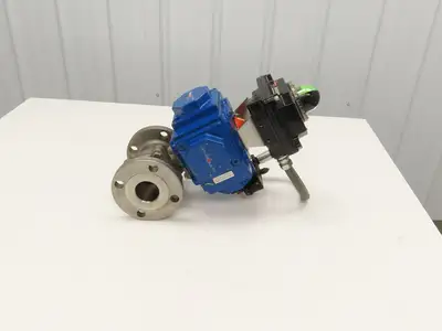 Flowserve 2" Stainless Ball Valve Compact II Pneumatic Actuator C35 SR-2C IMP