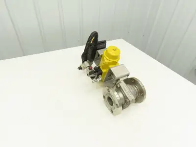 Velan 2"-150 Stainless Flanged Ball Valve w/Hytork 131 Pneumatic Actuator 120V