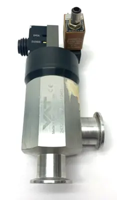 24328-KA41-0001/0463 | VAT  Vacuum Angle Valve w/ Lucifer 131M15 Solenoid Valve - Used