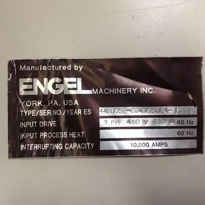 USED ENGEL ES 4400/750 / IU 90MM