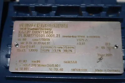 SEW EURODRIVE KAZ37 DRN71MS4 / KAZ37DRN71MS4 - NEW NO BOX - STOCK SGF71