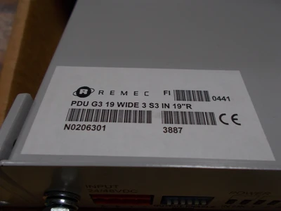 NEW REMEC PDU G3 10 WIDE 3 S3 IN 19'' R