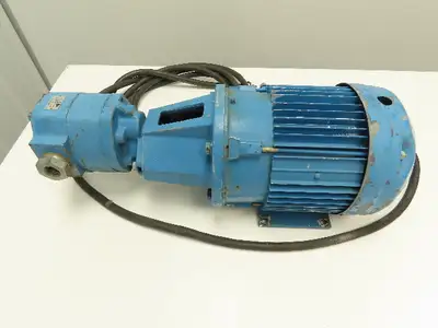 Delta Power Hydraulic D49 Pump Motor 3Hp 1750 RPM 460V 3PH 182TC 33 GPM