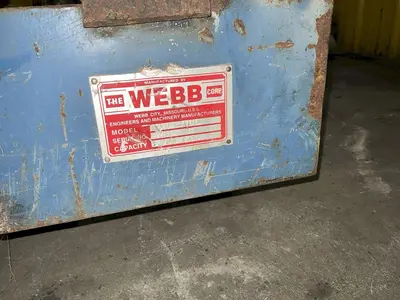 6,000 LBS WEBB MODEL #T6 TANK TURNING ROLLS, 1 DRIVE & 1 IDLER ROLL: YOBRO #25072