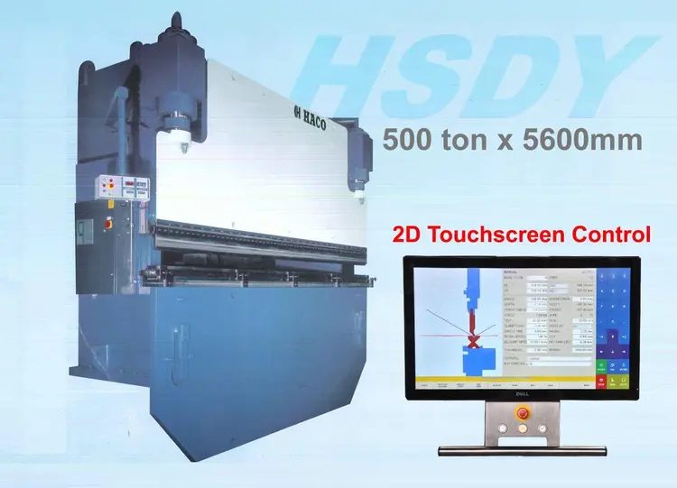 Used HACO HSDY 500 TON X 5600 MM CNC Press Brakes | Apt International N.V #373115