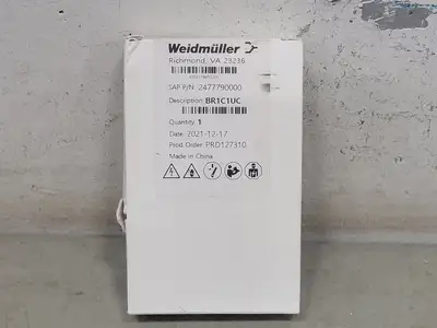New | in-Stock WEIDMULLER BR1C1UC Switchgears British Columbia CA | Lenmark #240813