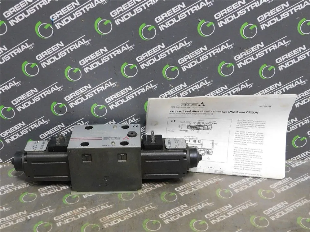 atos DKZ0-A-171-L5/20 Proportional Directional Valve 6-0Z0A-202100-12F Coil Used