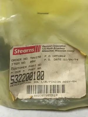 New | in-Stock STEARNS 532200100 Misc Electrical & Power Parts Ohio US | Surplus Asset Holdings #1240492