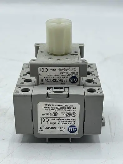 Used AB ALLEN BRADLEY AB ALLEN BRADLEY 194E-A32-PE, 194E-A32-1753 Disconnects | ND Industrial Surplus #1215807