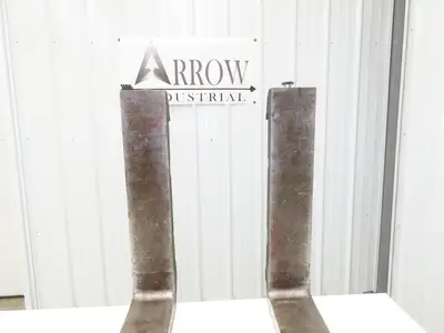 Cascade 1048447 5 X 53" Class 3 Steel Forklift Forks 20" Carriage 1-Pair READ