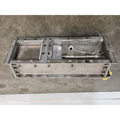 Used 6" Square Stainless Steel Pneumatic Roller Gate Valve