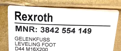 USED REXROTH D44 LEVELING FOOT M16X200MM