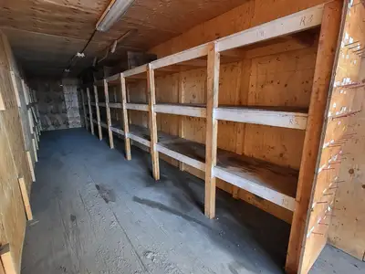 40 ft Insulated Shipping Container on Skid w/ Shelving & Electrical - EU4098815