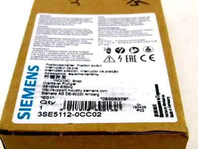 NEW SIEMENS 3SE5112-0CC02 POSITION SWITCH 3SE51120CC02